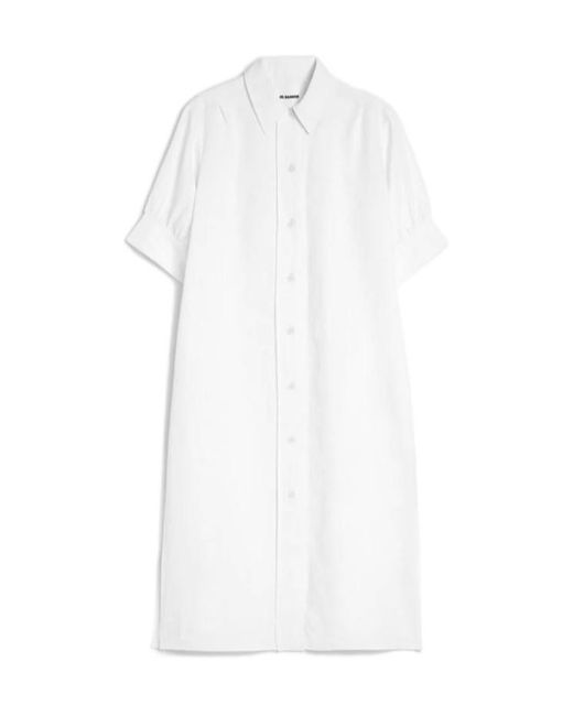 jil sander white shirt dress Jil Sander