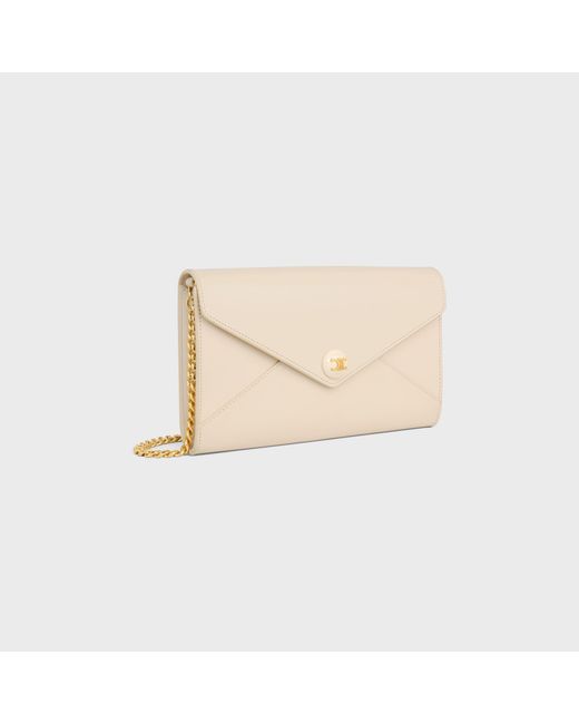 Céline Natural Envelope Wallet On Chain