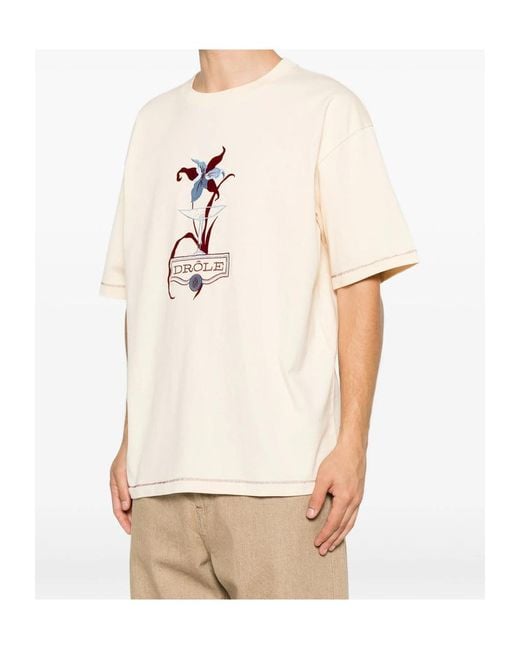 Drole de Monsieur Natural Short-Sleeved T-Shirt for men