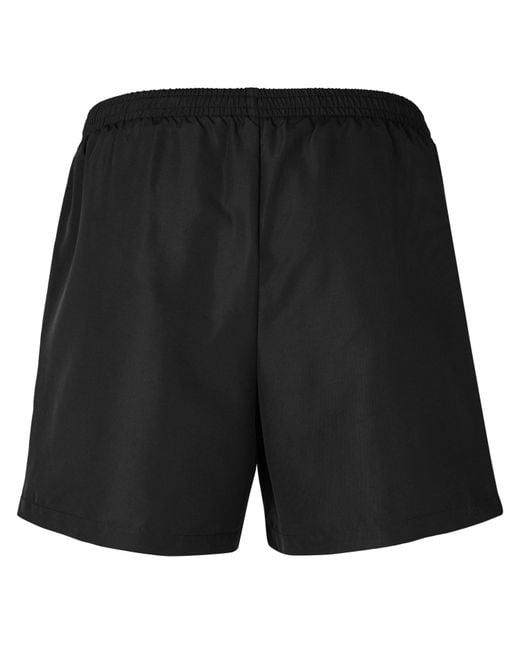 Casablanca Black Elastic Waist Swim Trunks for men
