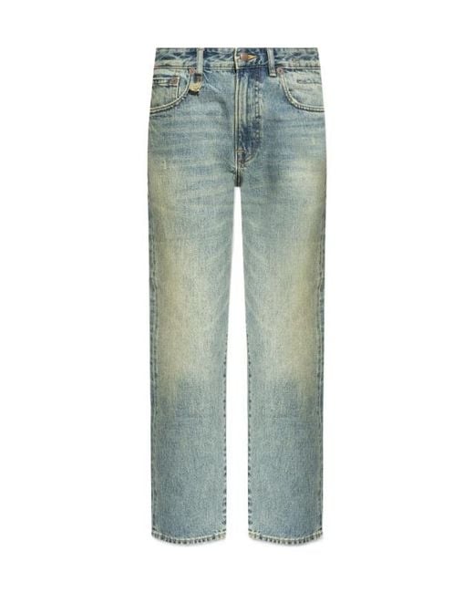 R13 Blue Belt-Loop Jeans