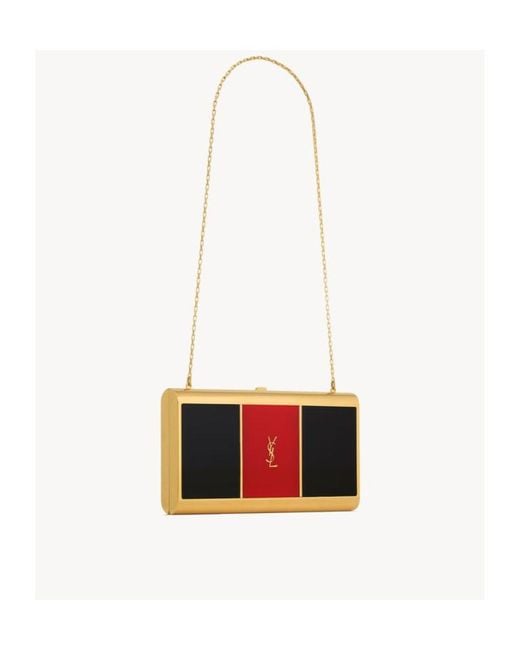 Saint Laurent Black Minaudière