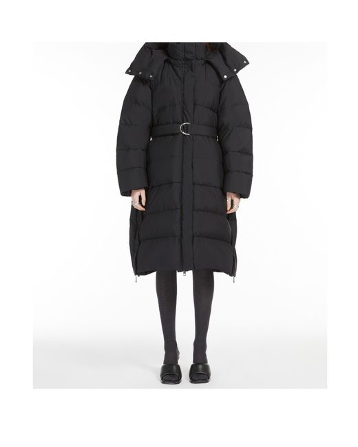 Sportmax Black Barbian Belted High Neck Jacket