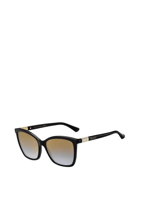 Jimmy Choo Metallic Eyewear Square Frame Sunglasses