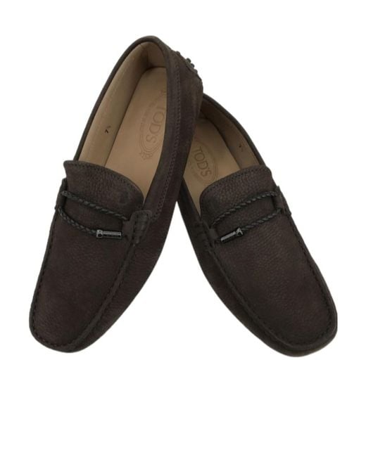 Tod's Green Logo Business Casual Shoes for men