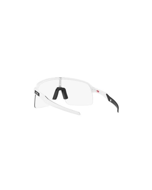 Oakley White Sutro Lite Shield Sunglasses for men
