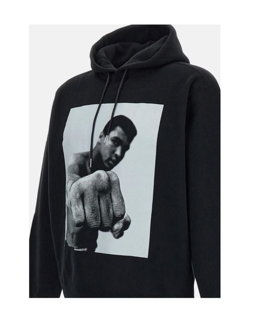 Sacai Blue Long-Sleeve Sweatshirt for men