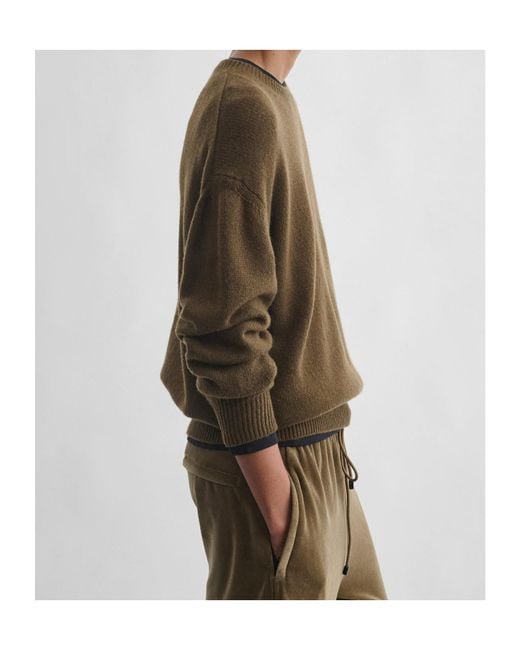 Phoebe Philo Green Cashmere Crew-Neck Sweater