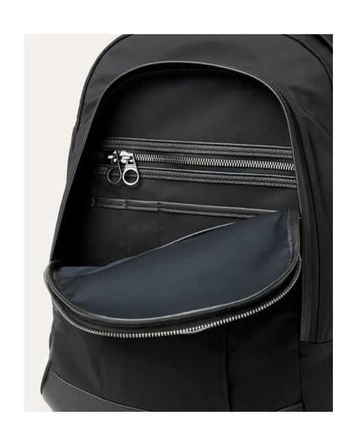 Loro Piana Black Pioneer Backpack Medium for men
