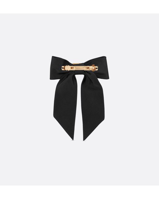 Dior Black Large Twist Bow