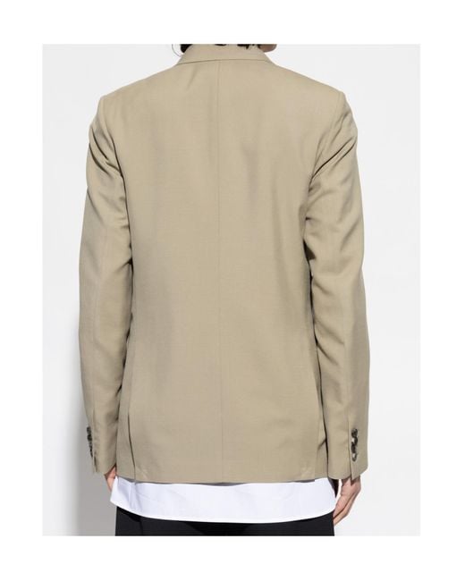 Dries Van Noten Natural Barry Double-Breasted Blazer for men