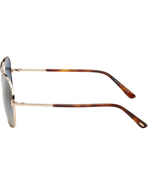 Tom Ford Multicolor Logo Pilot Sunglasses
