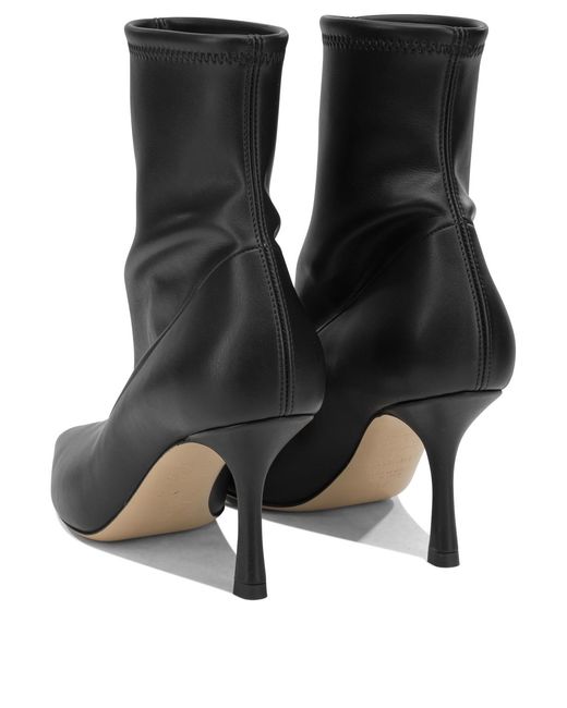 Casadei Black Pointed-Toe Ankle Boots