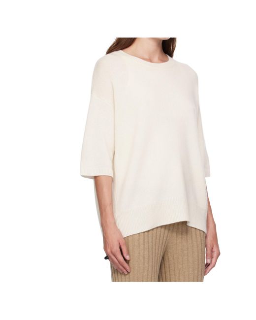 Lisa Yang White Cashmere Sweater