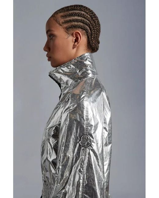 Moncler White Flatbush Windbreaker