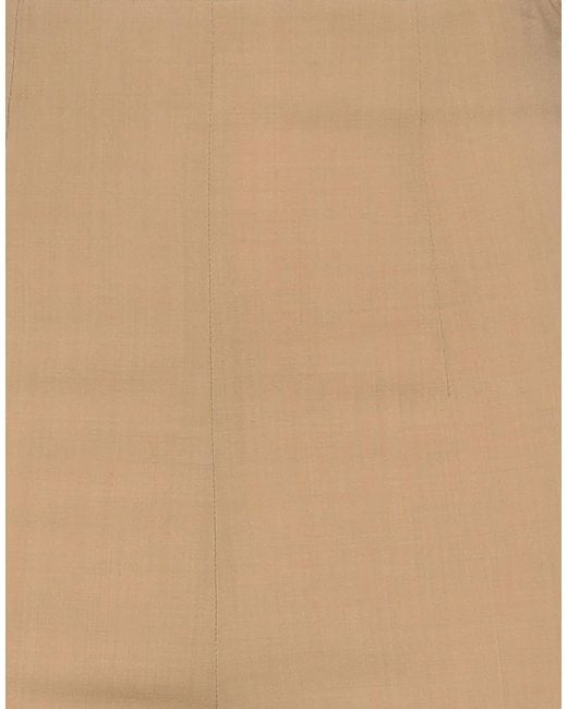 Sportmax Natural Solid-Color Wool Trousers