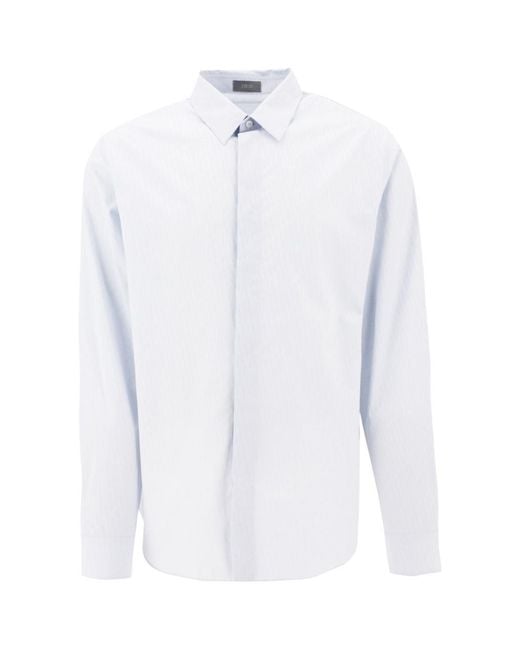 Dior White Oblique Shirt for men