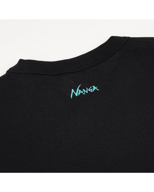 NANGA Blue Keep Rolling T-Shirt for men