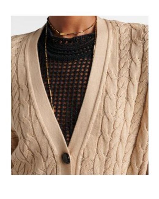 Blazé Milano Natural Knitted Cardigan