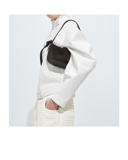 Bottega Veneta Black Nodo Shoulder Bag