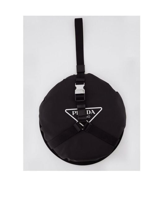 Prada Orange Logo Printed Frisbee for men