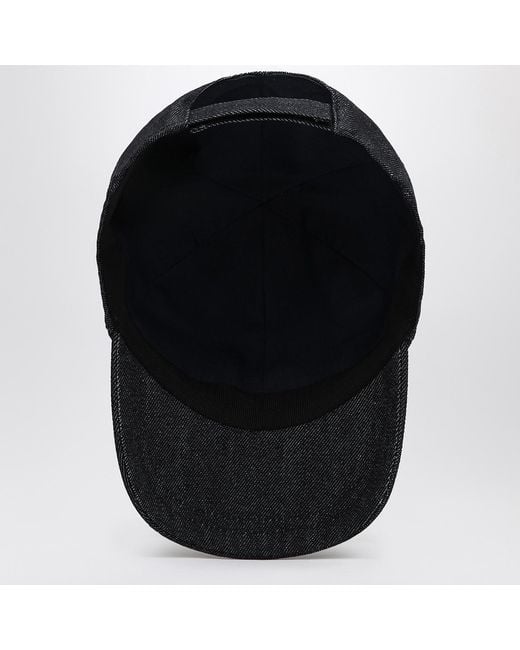 1989 STUDIO Blue Embroidered Logo Hat for men