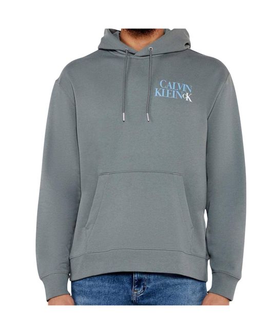 Calvin Klein Gray Long-Sleeved Sweatshirt for men