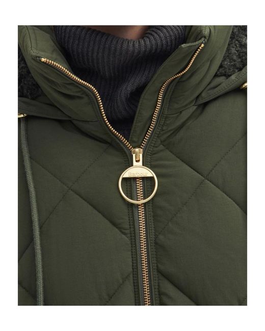 Barbour Green Hooded Cotton Jacket