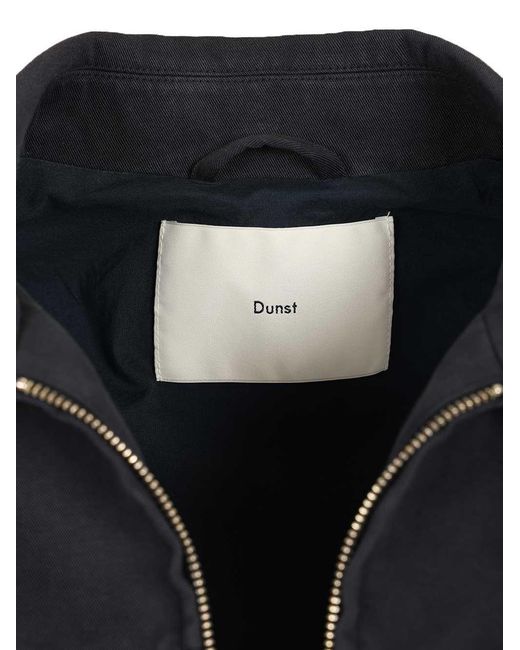 DUNST Blue Elasticated Waistband Zip-Up Jacket for men