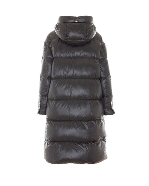 Herno Gray Zippered Down Jacket