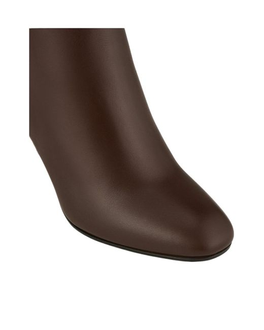 Aquazzura Brown Mid-Heeled Boots