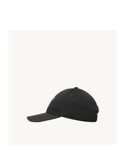 Saint Laurent Black Y Varsity Baseball Cap