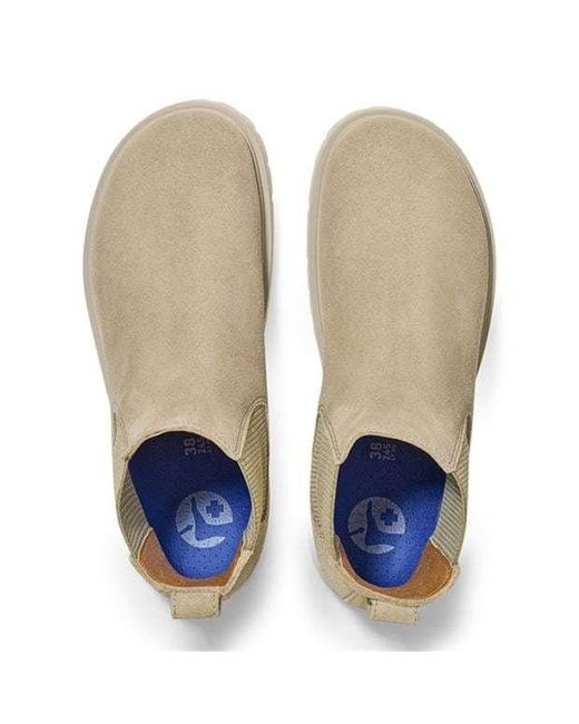 Birkenstock Natural Round Toe Ankle Boots