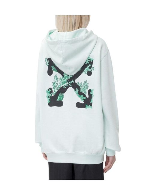 Off-White c/o Virgil Abloh Blue Arrowhead Printed Sweater