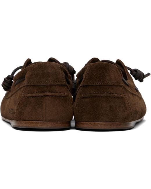 DSquared² Brown D2 College Boat Shoes for men