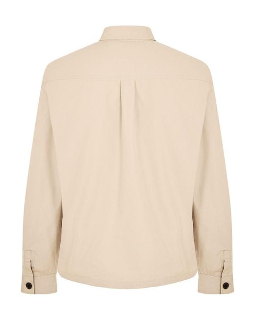 Paul Smith Natural Collared Zipup Work Jacket for men