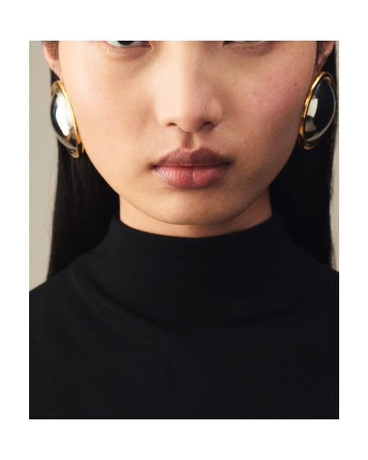 Jacquemus White The Rond Drop Earrings