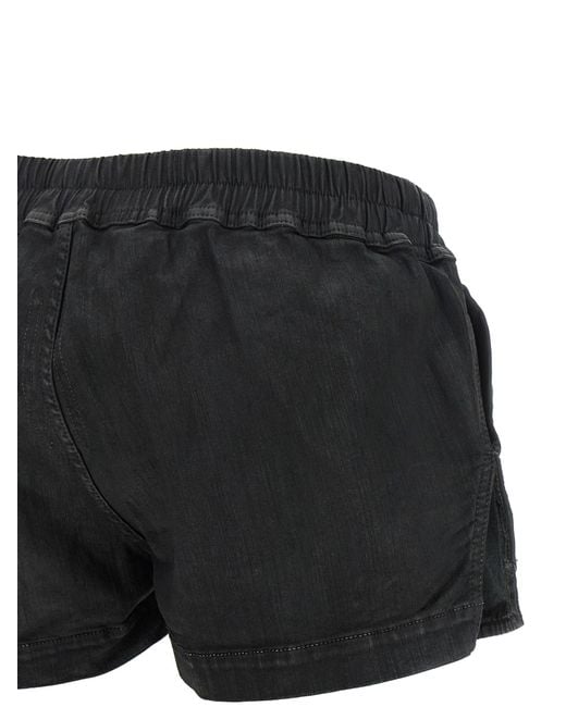 Rick Owens Black 'Fog Boxers' Shorts