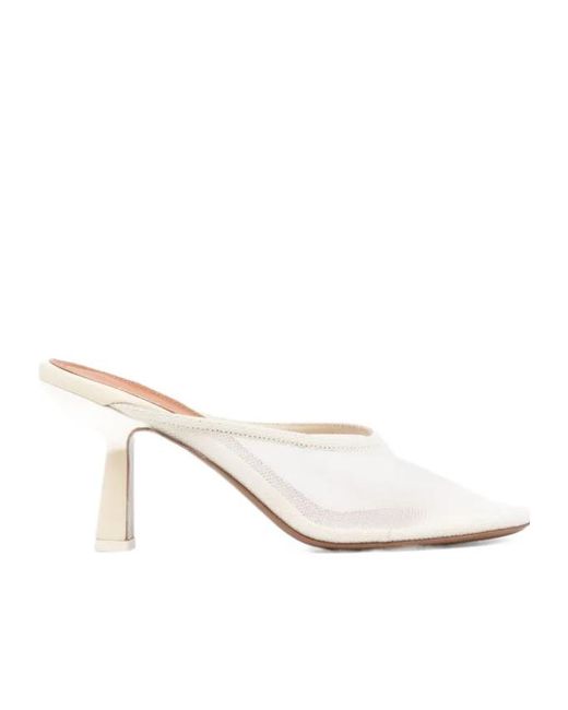 Neous White 80Mm Amalthea Mules