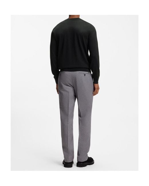 Boss Black Long-Sleeved Wool Sweater for men