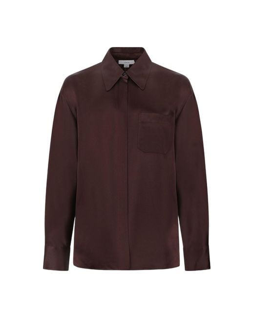 Vince Red Long-Sleeve Shirt