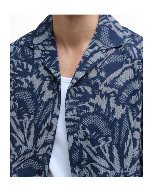 Barbour Blue B.Int Kew Aop Shirt for men