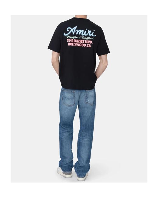 Amiri Blue Jeans Straight Cotton for men