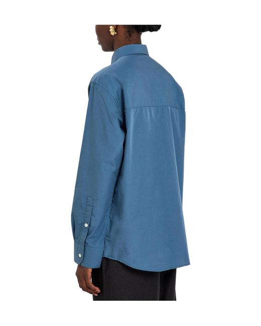 Rohe Blue Cotton Shirt