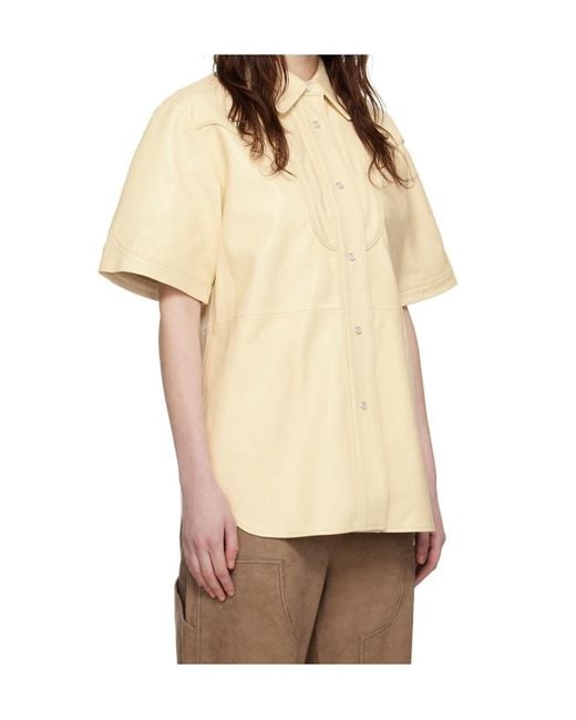 Stand Studio Natural Short-Sleeved Shirt