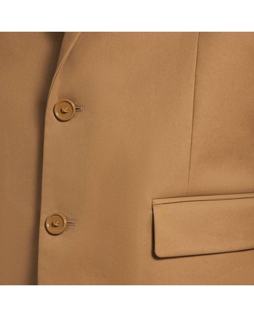Balenciaga Brown Single-Breasted Normal Fit Jacket for men