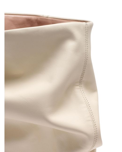 Balmain Natural Wedge Ankle Boots