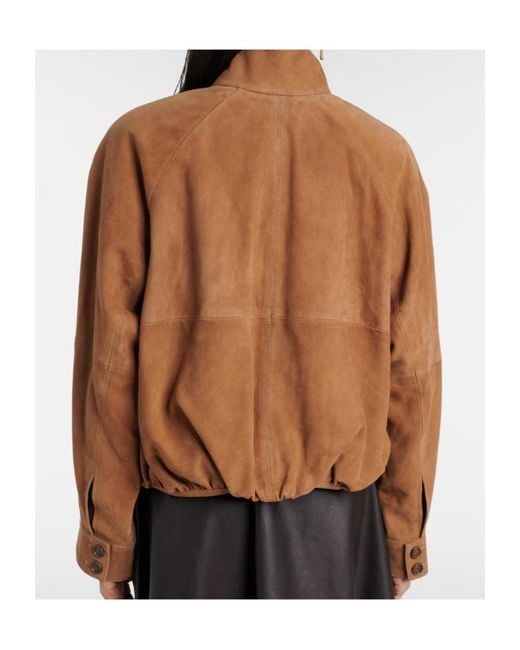 Jonathan Simkhai Brown Marley Suede Jacket