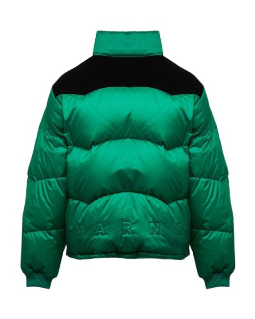 Marni Green Ripstop Down Jacket for men