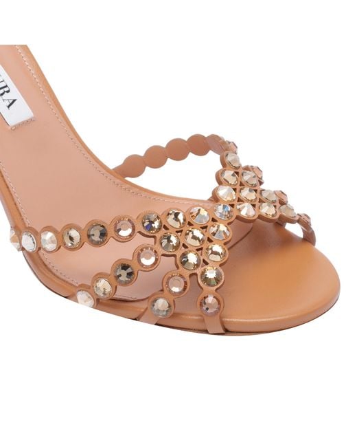 Aquazzura Pink Sandals